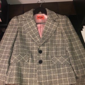 Houndstooth blazer